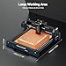 Wizmaker Mini Laser Engraver, 2.5W Laser Engraver Machine,0.04mm Spot Size,12000 Mm/Min Processing Speed, Supports WiFi, Hotspot, and USB Connections, Ideal for Home, Studio, Market, and Desktop Use