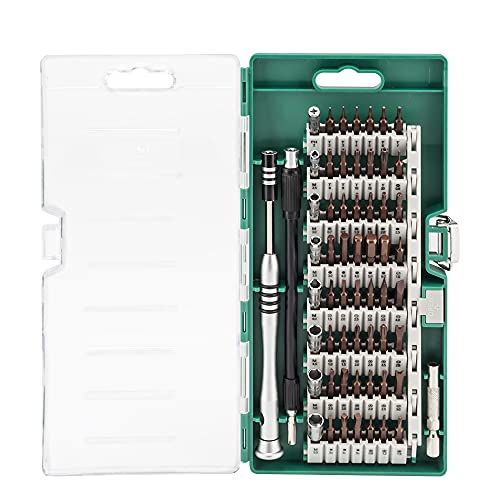ELECALL Precision Screwdriver Set, 61 in 1 with 56 Bits Screwdriver Kit, Magnetic Small Screwdriver Tool Set for Computer, Cell Phone, Glasses, Watches, PC Building, Electronics