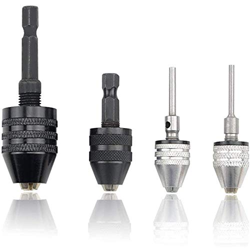 Drill Set bit 4PCS Drill Chuck Quick Change Adapter Drill Chuck Screwdriver Adapter Electric Drill Conversion Chuck Set Drill Collet Adapter