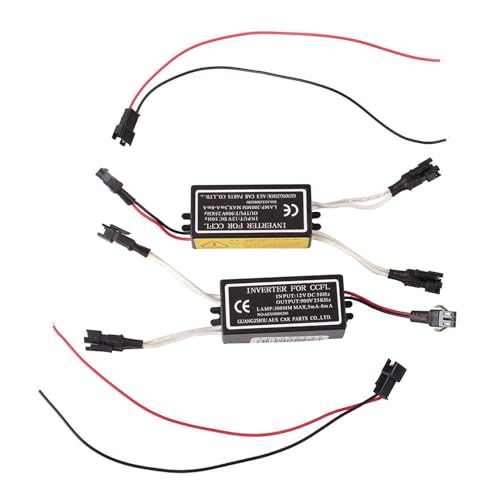 Xuanthang Tool Part for Spare Inverter Ballast for CCFL Angel Eyes Halo Rings Kit 4-outputs Female L