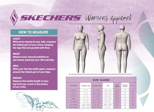 Skechers Women's Black Go Walk Evolution II Leggings, Large - Image 7