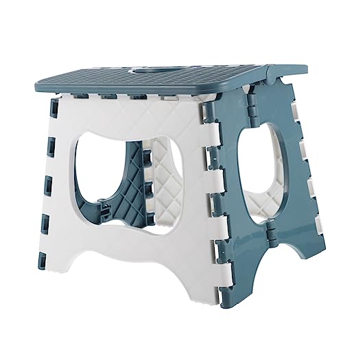 ULTECHNOVO Folding Stool Portable Outdoor Chair for Adults Plastic Step Stool for Fishing Camping Home Use Sturdy Lightweight Design