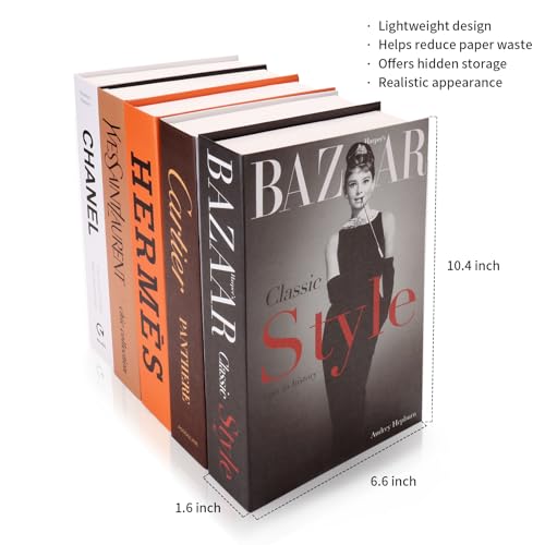 Decorative-Fake-Coffee-Table-Books-for-Home-Decor-Faux-Books-for-Decoration-Designer-Luxury-Book-Set-for-Living-Room-Office-Nightstand-Modern-Aesthetic-Decorations-5Pcs Decorative Fake Coffee Table Books for Home Decor Faux Books for Decoration Designer Luxury Book Set for Living Room Office Nightstand Modern Aesthetic Decorations 5Pcs