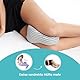 MARTneck® Kniekissen [Das ORIGINAL Orthopädisches Kissen für Seitenschläfer, zur Entlastung des Rücken, Hüfte, Knie, Ideal bei Schwangerschaft
