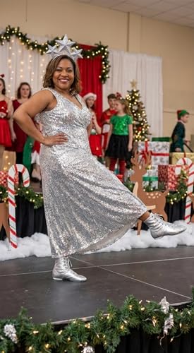 Image of MSMAX Women Jazz Dance Shoes Dancing Ankle Boots for Men