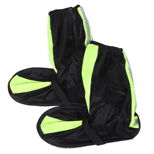 Protector de calzado para ciclismo BESPORTBLE, cubierta antideslizante alta y larga para lluvia, color negro miniatura 1