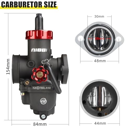 Image of NIBBI 30mm Carburetor PEZ28 Carb High Performance Upgrade for PZ30 250cc Hawk Pit Dirt Bike Scooter Motorcycle