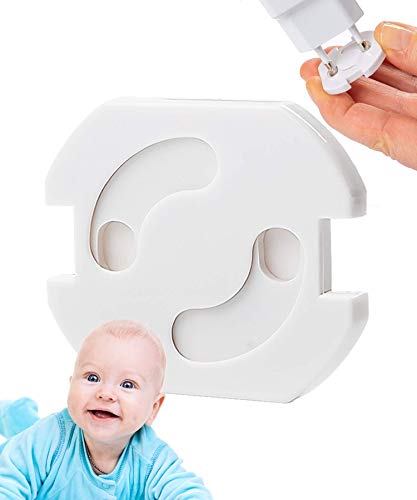 24x Steckdosen Kindersicherung von Avantina® - selbstklebende Kindersicherung Steckdose - Steckdosenschutz mit Drehmechanik und integrierter Klebefläche, schnelle und einfache Montage Cover