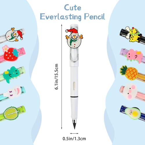 10 lápices eternos infinitos sin tinta con borrador miniatura 2