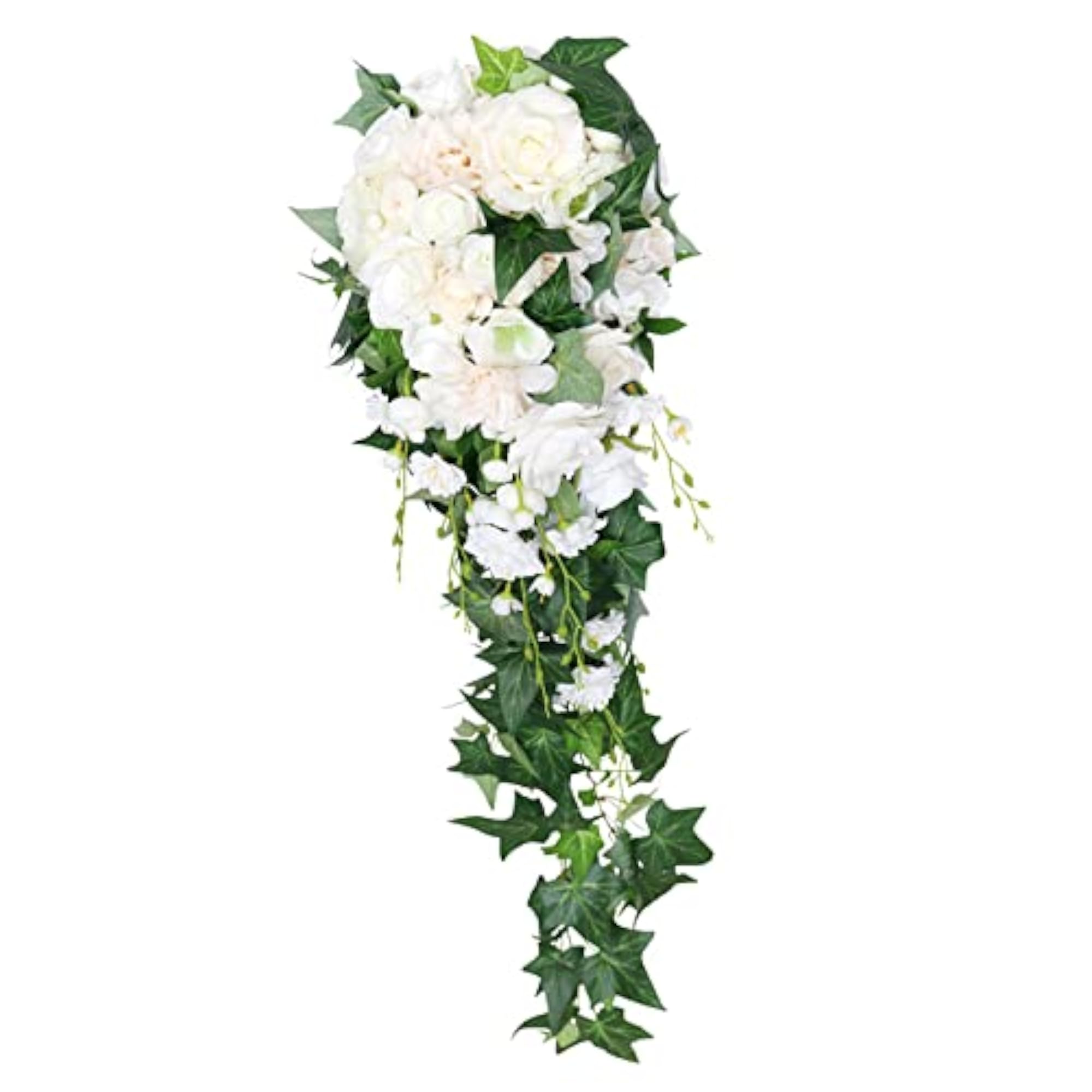 Cascading Wedding Bouquets Boho Rustic Artificial