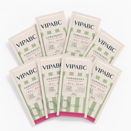 No-Rinse Hair Cleansing Wipes, 8-Pack, Instant Oil Control & Volumizing, Dry Shampoo Wipes for Postpartum, Gym, Travel & Busy Mornings, Fresh Pomelo Cedar Scent, Talc-Free, 19ml/Sheet