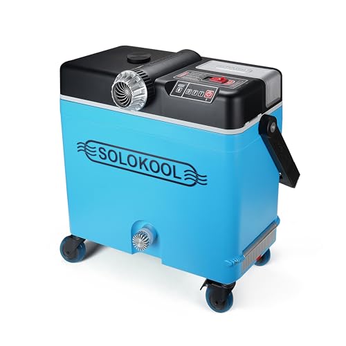 SoloKool Model V - Beverage Cooler & Portable Air Conditioner, 2-In-1 Design