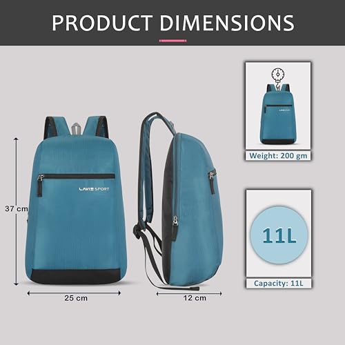 Lavie Sport Sprinter 11L Green Daypack Crystal Teal - Image 5