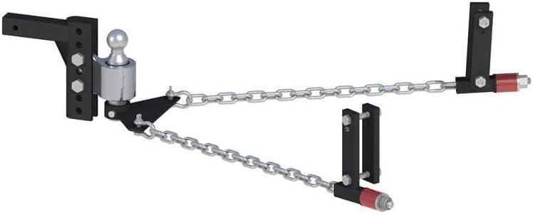 ANDERSEN HITCHES | 3326 | Weight Distribution Hitch | 2" Shank, 8" Drop, 2" Ball, 10K GTWR, 3/4/5/6" Brackets | Bounce and Sway Control | Towing Accessories