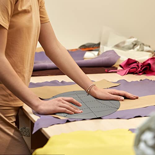 Modelos de Quilting - Régua circular acrílica redonda para pacotes de amuletos acolchoados e quadrad