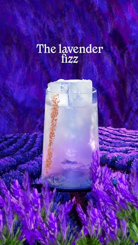 Image of 1883 Lavender Syrup for Drinks - 1 Liter Plastic Bottles (Pack of 6)