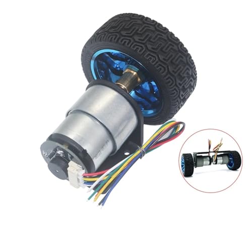 Moteur electrique 12v avec encodeur cc pour domotique et robot - 2