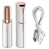 VIFERA Facial Hair Remover Machine For Women - Face, Chin, Cheek, Eyebrow, Upper Lip Hair Remover for Women, USB RECHARGEABLE Epilator Machine for Women (White)