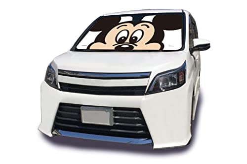 ナポレックス(Napolex) 車用サンシェード フロント用 吸盤不要1460x900mm ミニバン対応 カー用品 ディズニー ミッキーマウス WD-415