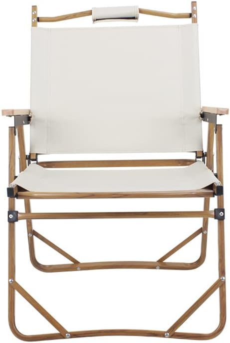Wood Grain Low Chair Folding Chair Outdoor Aluminum Alloy Camping Chair Fishing Chair