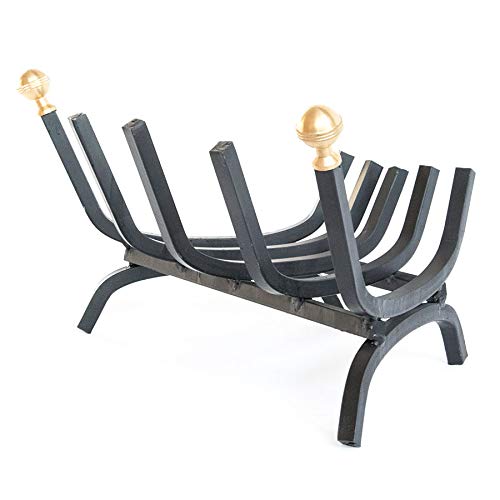 Brucialegna Per Camino Angolare - Ferro Battuto, Piccolo, Realizzato In Italia, Per Legna Da Ardere - Foto 8