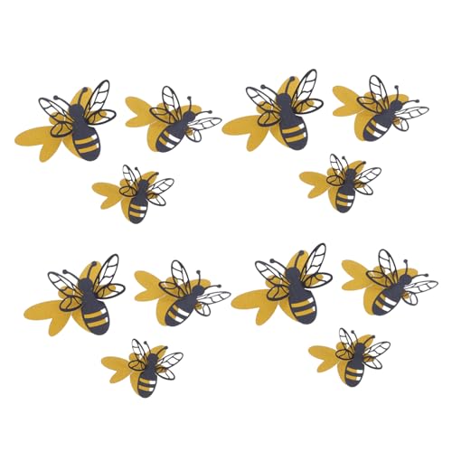 Healeved Vinilos Decorativos 3D Abejas 12x10.5 cm