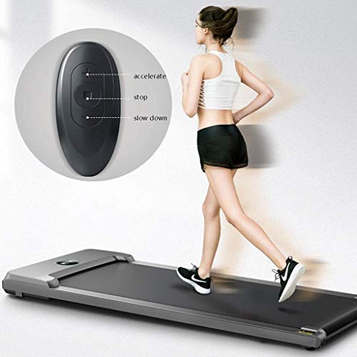 Image of Tredmills for Running Proform Treadmill Treadmills Home Indoor Foldable Flat Walking Machine Mute Small Flat Indoor Walking Machine Fitness Equipment Mechanical (Gray 125 * 50 * 10cm)