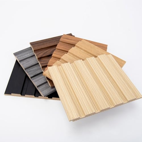 Paneles de listones de madera de MDF texturizado 3D Art3d para decoracion interior elegante 3