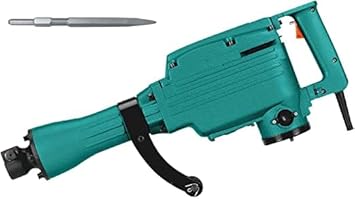 Suzec Power Action Power Action Machine Demolition Breaker 1900W 220-240V, 50Hz, Impact Rate: 1300/min and Force: 45J with SDS HEX (DB1900, Green)