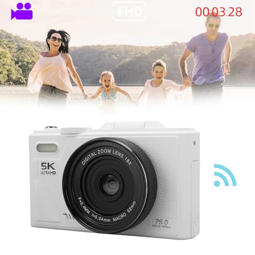Caméra Numérique 5K de voyage pour réaliser des vlogs nets en haute résolution