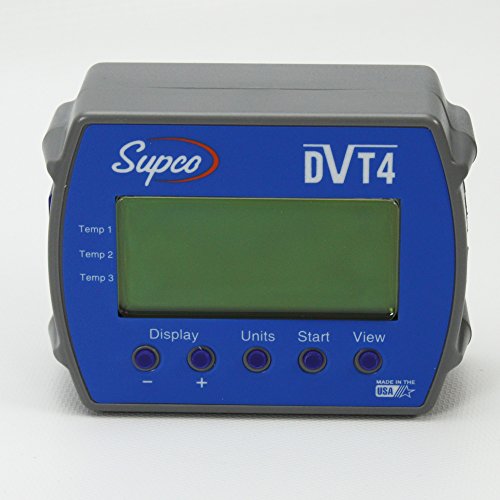 image for Supco DVT4 Data View 4-Channel Temperature Data Logger with Display, 4