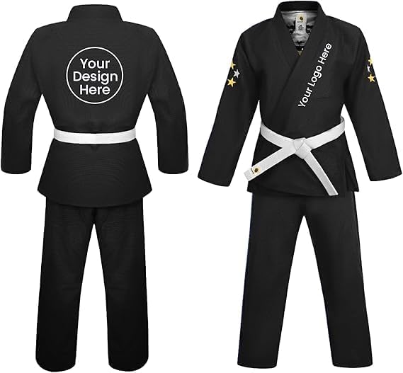 Custom Logo BJJ Gi Men Brazilian Jiu Jitsu Gi IBJJF Approved & Lightweight Preshrunk Fabric Kimono Jiu Jitsu Gi Womens