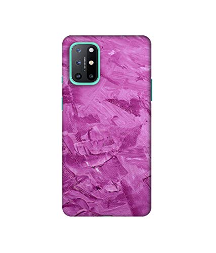 Image of Amazon Brand - Solimo Designer Pink Paint 3D Printed Hard Back Case Mobile Cover for OnePlus 8T