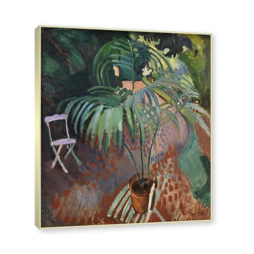 Toile Maud Lewis cadre doré pour réchauffer l'ambiance du salon