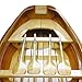 Old Modern Handicrafts Wooden Whitehall Row Boat with Composite Reinforcement & Gelcoat (204L x 53.1W x 29.9H) – Handmade Nautical Décor Gift