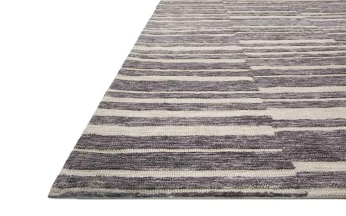 Image of Modern Pattern Wool Carpet with Loop Texture Yarn Anti Shedding Carpet Size 4x6 Feet B4 Beige Multi Color