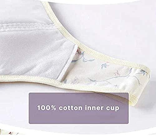 Image of Popsalie Front Button Bra, Convenient Front Button Bra,Front Closure Sports Bras Women Cotton Ultra Soft Cup,Everyday Sleep Bras,Front Closure Cotton Sports Bras for Women Girls (Beige,40)