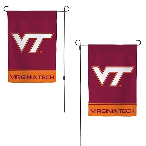 Desert Cactus Virginia Tech VT Garden Flag – 19 x 12 Inch Virginia Tech Hokies Banner, for Outdoor Display and Events (Design A)