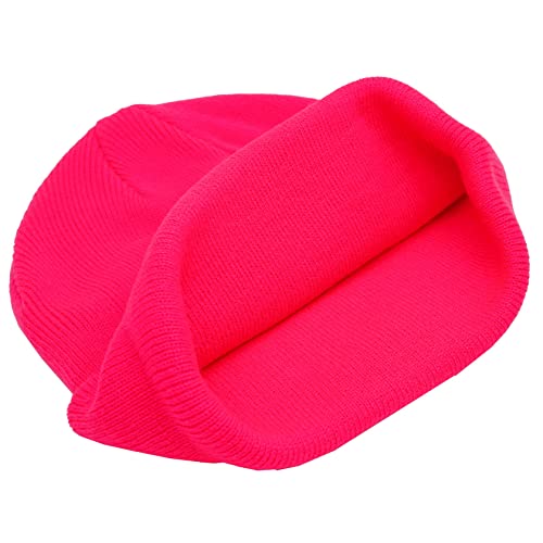 Image of 55cube Unisex Winter Beanie Hats Warm Thick Knit Cuffed Skullcaps