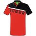Produktbild Erima Herren Poloshirt 5-C Rot/Schwarz/Weiß XL