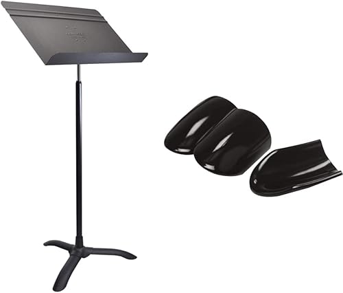 Manhasset M48 Symphony Music Stand AC48S (4801) & Music Stand Protector de piso (1700)