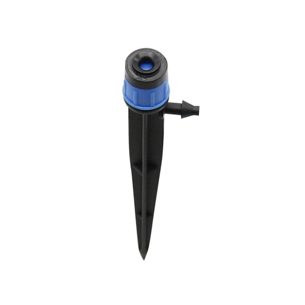 Boquilla de nebulización para riego de Jardines LR 200 Piezas Jardín microaspersión Agricultura Boquilla Dispersión Gotero 16cm Insertar el Soporte Dispersión Gotero de riego del Invernadero