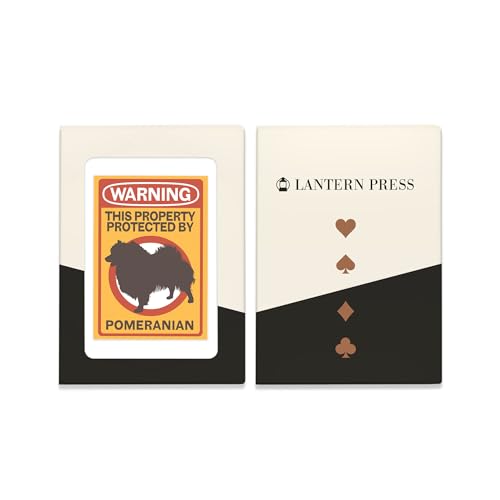 Lantern Press Pomeranian, 52 cartas tamaño póker miniatura 4