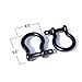 D Ring Shackles, 3/4 Inch, Black, 2 Pack – Heavy Duty Forged Steel with 4.75 Ton Capacity – Ideal for Jeeps, ATV’s, Trucks to use with Recovery,Towing, Snatch Straps,Snatch Block,Tree Savers