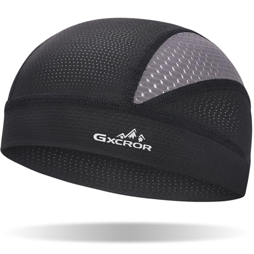 Image of GXCROR Cooling Skull Cap for Men Women Sweat-Wicking Breathable Mesh Liner for Helmets, Summer Cycling Motorcycle