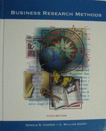 Business Research Methods (Irwin Series in Statistics)