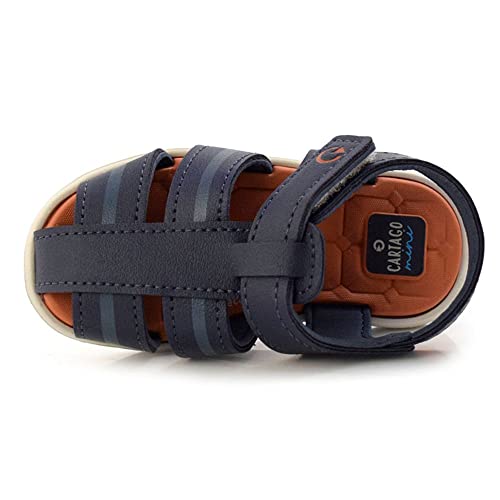 Sandália Casual Infantil Menino Com Ajuste Confort Cartago 12048