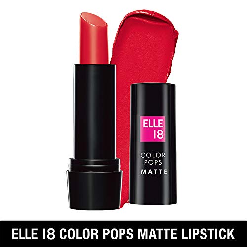 Image of Elle 18 Color Pops Matte Lip Color, Selfie Red, 4.3 g