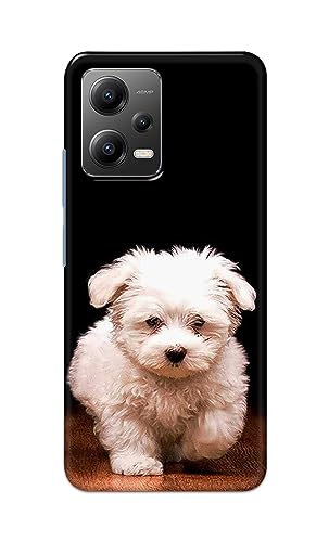 Image of PRINTFIDAA� Printed Hard Back Cover Case for Mi Poco X5 5G Back Cover (Puppy Dog) -2808