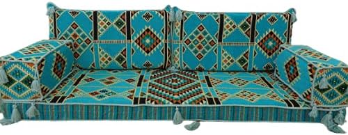 Miniatura 2 de mysticalanatolia Pallet Cushions, Arabic Majlis Sofa, Arabic Floor Sofa, Arabic Floor Seating, Arabic Couch, Oriental Floor Seating, Arabic Jalsa,